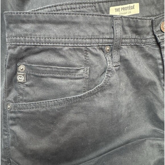 AG Adriano Goldschmied Jeans Mens 34x34 Black The Protege Straight Leg Pants - Picture 14 of 14